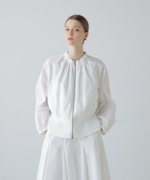 ADORE / アドーア テーラードジャケット | ペーパーライクナイロンジャケット | 詳細1