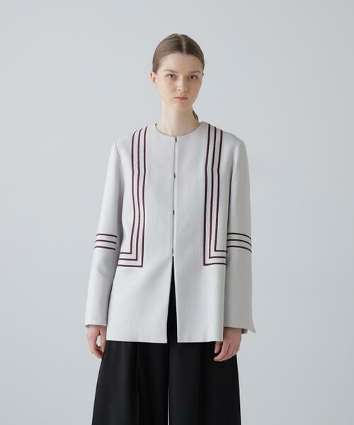 ADORE / アドーア テーラードジャケット | ボールドラインエンブロイダリージャケット | 詳細1