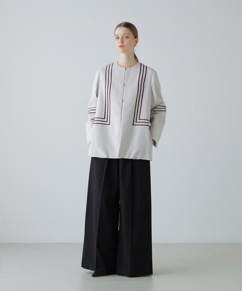 ADORE / アドーア テーラードジャケット | ボールドラインエンブロイダリージャケット | 詳細2