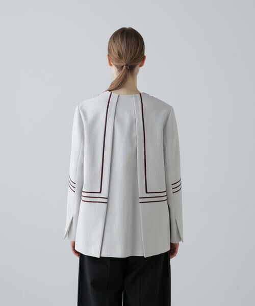 ADORE / アドーア テーラードジャケット | ボールドラインエンブロイダリージャケット | 詳細4