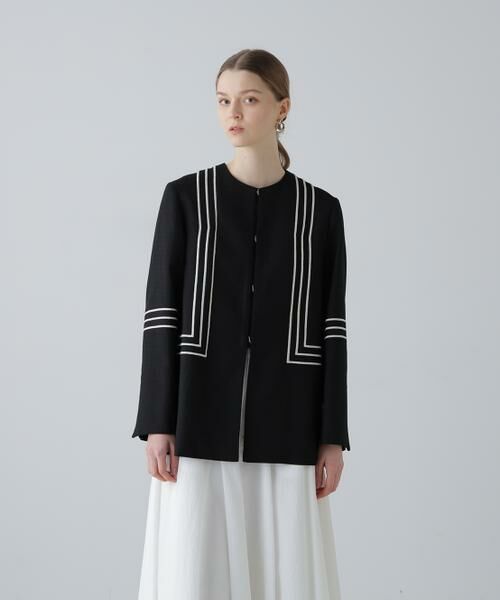 ADORE / アドーア テーラードジャケット | ボールドラインエンブロイダリージャケット | 詳細11