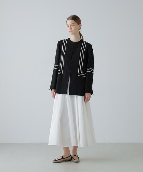 ADORE / アドーア テーラードジャケット | ボールドラインエンブロイダリージャケット | 詳細12