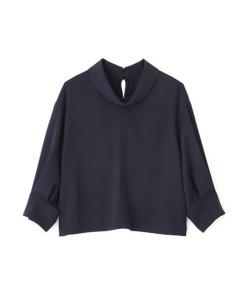 ADORE / アドーア シャツ・ブラウス | ◆ドライタッチクロスブラウス（ネイビー）