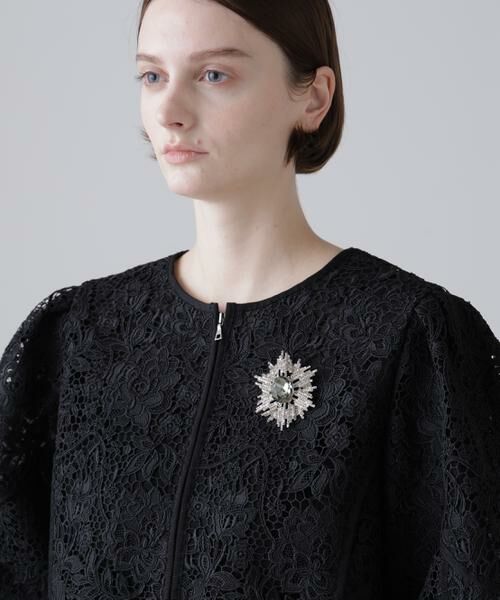 ADORE / アドーア アクセサリー | デコラティブブローチ（グレー）
