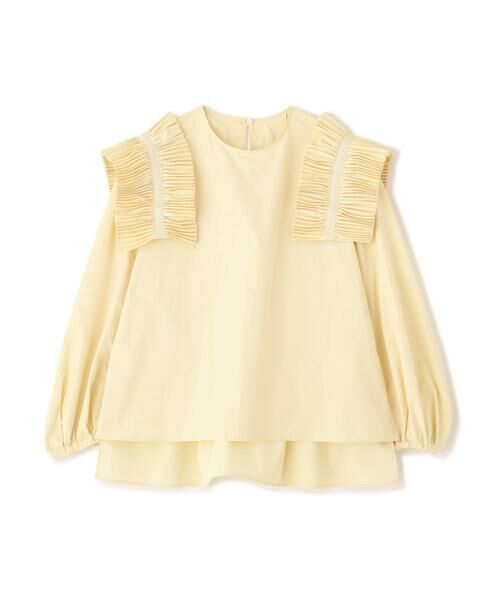 ADORE / アドーア シャツ・ブラウス | ◆クレストプリーツタイプライターブラウス（イエロー）