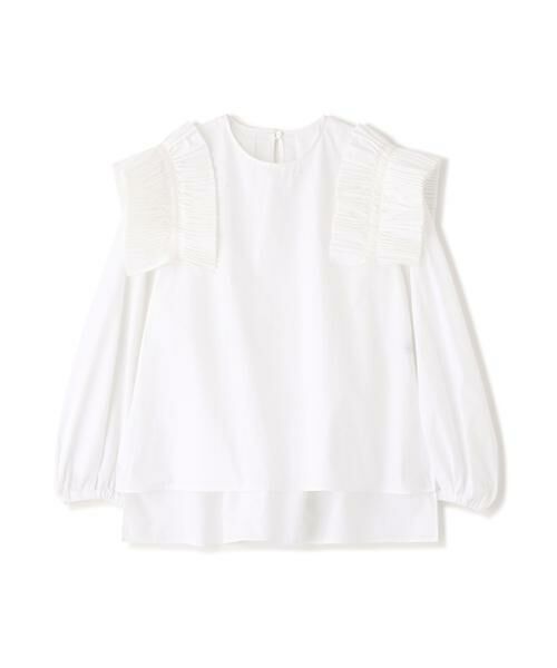 ADORE / アドーア シャツ・ブラウス | ◆クレストプリーツタイプライターブラウス（ホワイト）