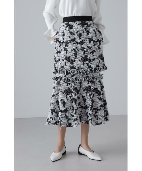 ADORE / アドーア スカート | <BLACK LABEL> MALHIAモノトーンツィードスカート | 詳細2