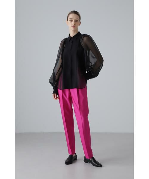 ADORE / アドーア パンツ | <BLACK LABEL>シルクウールツイルパンツ | 詳細1