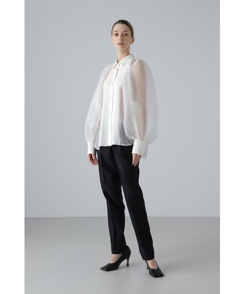 ADORE / アドーア パンツ | <BLACK LABEL>シルクウールツイルパンツ | 詳細11