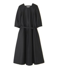 ADORE / アドーア ワンピース | <BLACK LABEL>ウールシルクダブルクロスワンピース