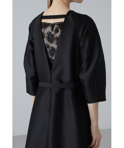 ADORE / アドーア ワンピース | <BLACK LABEL>ウールシルクダブルクロスワンピース | 詳細10