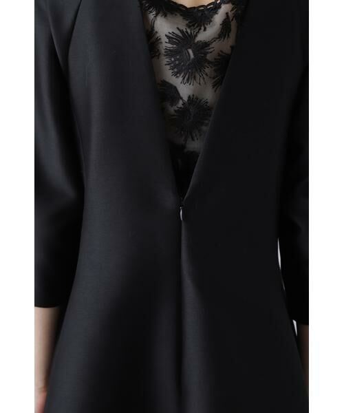 ADORE / アドーア ワンピース | <BLACK LABEL>ウールシルクダブルクロスワンピース | 詳細11