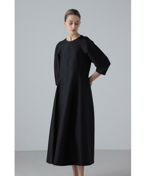 ADORE / アドーア ワンピース | <BLACK LABEL>ウールシルクダブルクロスワンピース | 詳細4