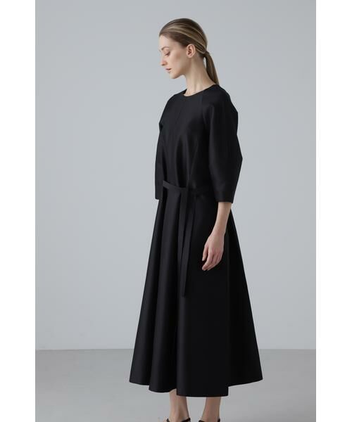 ADORE / アドーア ワンピース | <BLACK LABEL>ウールシルクダブルクロスワンピース | 詳細5