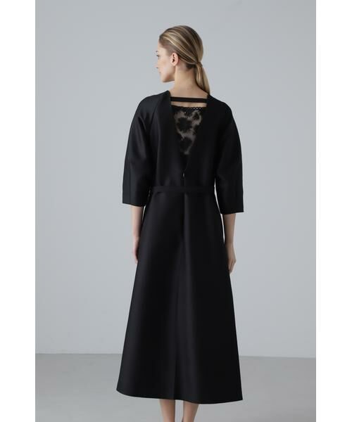 ADORE / アドーア ワンピース | <BLACK LABEL>ウールシルクダブルクロスワンピース | 詳細6