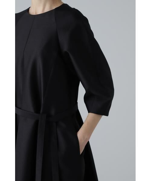 ADORE / アドーア ワンピース | <BLACK LABEL>ウールシルクダブルクロスワンピース | 詳細8