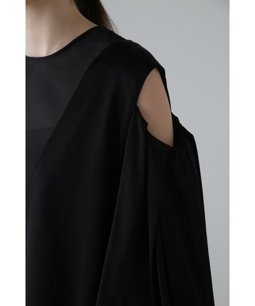 ADORE / アドーア シャツ・ブラウス | ＜BLACK LABEL＞ ハイツイストウールサテンブラウス | 詳細6