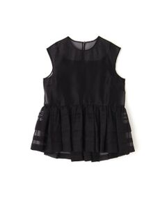 ADORE / アドーア シャツ・ブラウス | <BLACK LABEL> シルクオーガンジーブラウス