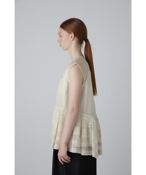 ADORE / アドーア シャツ・ブラウス | <BLACK LABEL> シルクオーガンジーブラウス | 詳細4