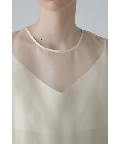 ADORE / アドーア シャツ・ブラウス | <BLACK LABEL> シルクオーガンジーブラウス | 詳細6