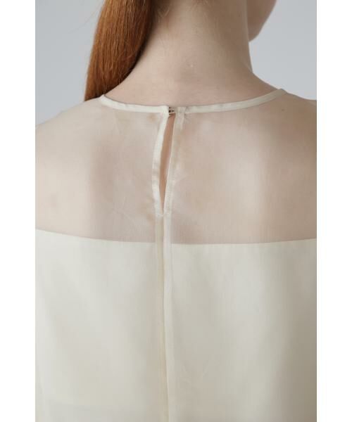 ADORE / アドーア シャツ・ブラウス | <BLACK LABEL> シルクオーガンジーブラウス | 詳細9