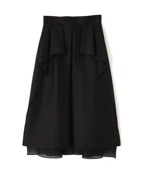 ADORE / アドーア スカート | <BLACK LABEL> シルクダブルクロススカート（ブラック）