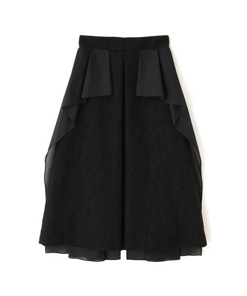 ADORE / アドーア スカート | <BLACK LABEL> ドローイングジャガードスカート(ブラック)