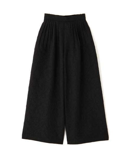 ADORE / アドーア パンツ | <BLACK LABEL> ドローイングジャガードパンツ(ブラック)