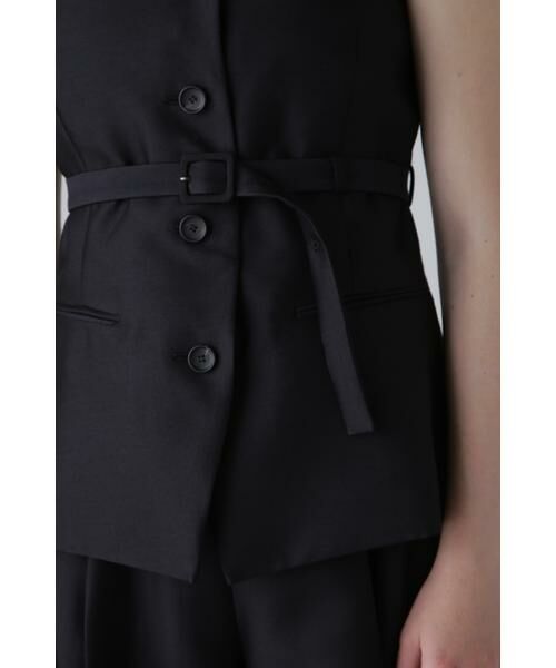 ADORE / アドーア ワンピース | <BLACK LABEL> シルクウールツイルセットアップ | 詳細9