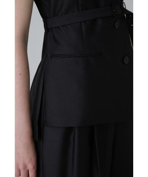 ADORE / アドーア ワンピース | <BLACK LABEL> シルクウールツイルセットアップ | 詳細10