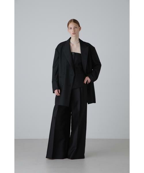 ADORE / アドーア ワンピース | <BLACK LABEL> シルクウールツイルセットアップ | 詳細2