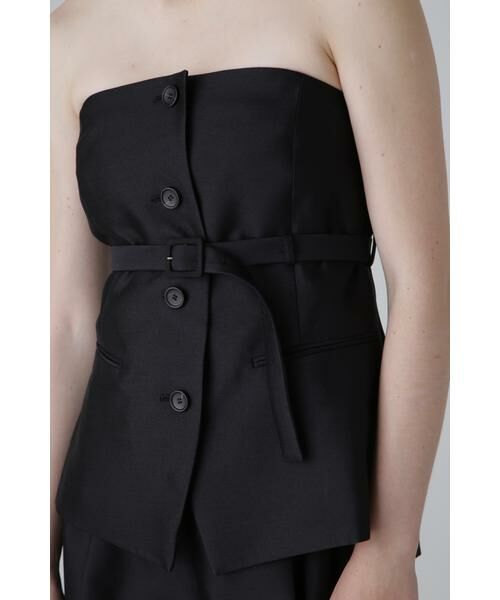 ADORE / アドーア ワンピース | <BLACK LABEL> シルクウールツイルセットアップ | 詳細8