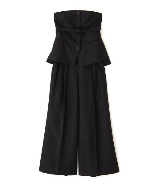 ADORE / アドーア ワンピース | <BLACK LABEL> シルクウールツイルセットアップ（ブラック）