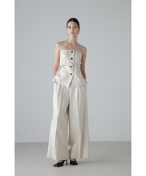 ADORE / アドーア ワンピース | <BLACK LABEL> シルクウールツイルセットアップ | 詳細16