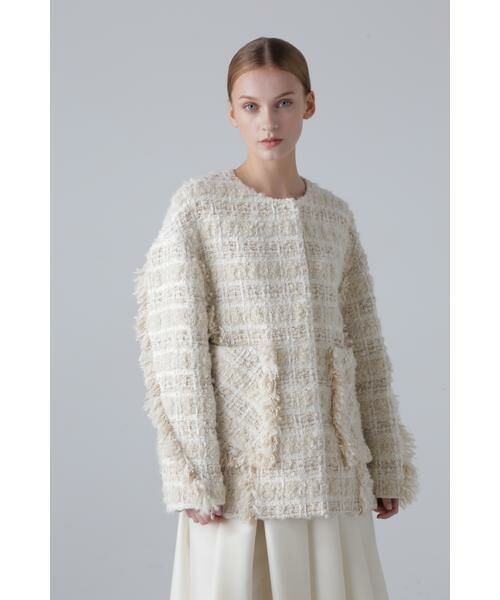 ADORE / アドーア テーラードジャケット | ＜BLACK LABEL＞ ＭＡＬＨＩＡプードルツィードジャケット | 詳細5