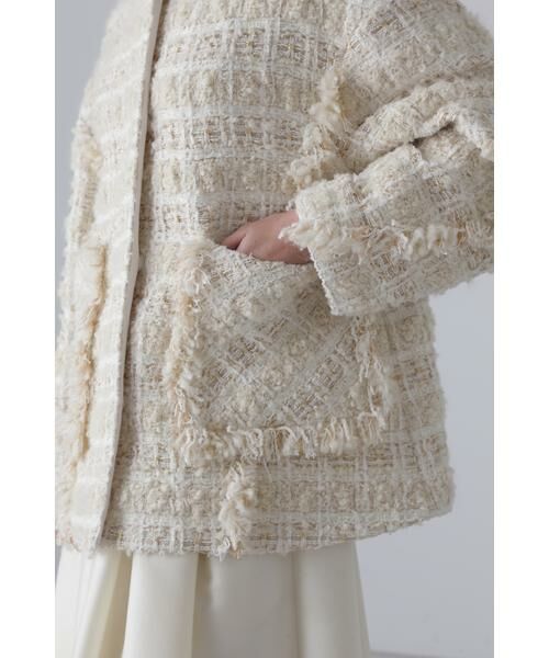 ADORE / アドーア テーラードジャケット | ＜BLACK LABEL＞ ＭＡＬＨＩＡプードルツィードジャケット | 詳細8