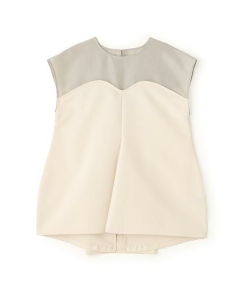 ADORE / アドーア シャツ・ブラウス | ＜BLACK LABEL＞ ハイデンシティダブルクロスブラウス（ベージュ）