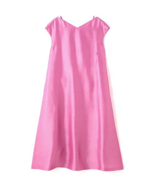 ADORE / アドーア ワンピース | ＜BLACK LABEL＞ シルクタフタワンピース（ピンク）