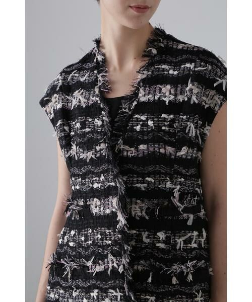 ADORE / アドーア テーラードジャケット | ＜BLACK LABEL＞ヘイジーサクラツィードジレ | 詳細5