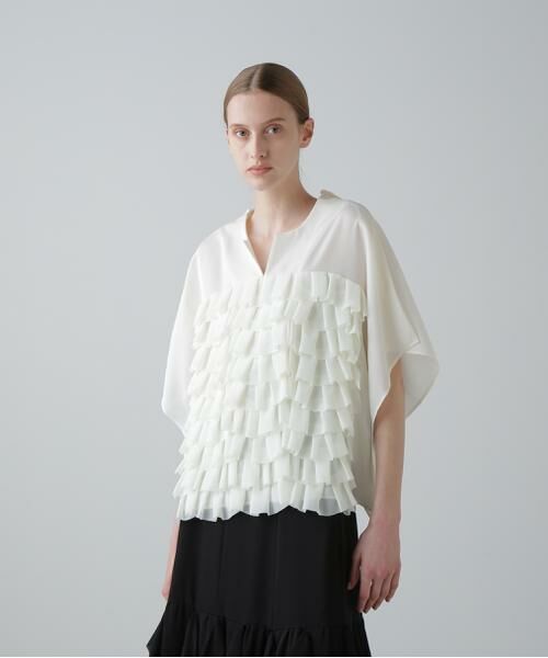 ADORE / アドーア シャツ・ブラウス | ＜BLACK LABEL＞シルキーツイルブラウス | 詳細1