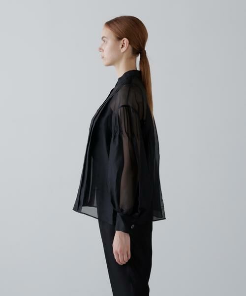ADORE / アドーア シャツ・ブラウス | ＜BLACK LABEL＞シルクオーガンブラウス | 詳細3