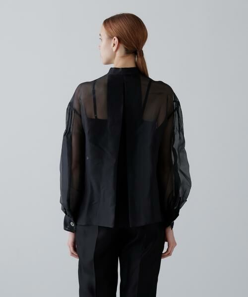 ADORE / アドーア シャツ・ブラウス | ＜BLACK LABEL＞シルクオーガンブラウス | 詳細4