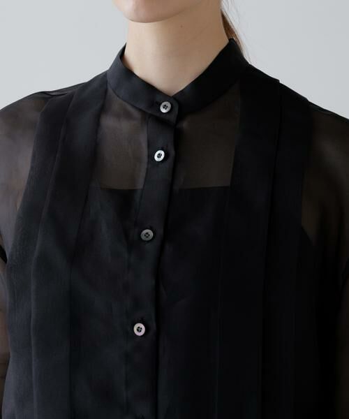 ADORE / アドーア シャツ・ブラウス | ＜BLACK LABEL＞シルクオーガンブラウス | 詳細5
