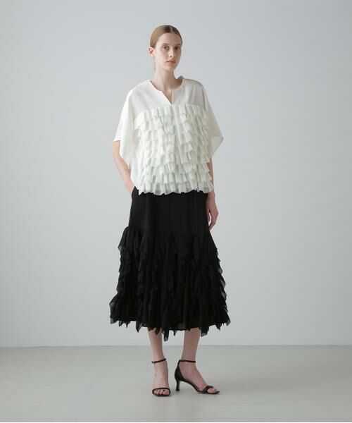 ADORE / アドーア スカート | ＜BLACK LABEL＞シルキーツイルスカート | 詳細1