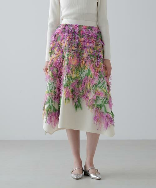 ADORE / アドーア スカート | ＜BLACK LABEL＞ＭＡＬＨＩＡライオットオブカラージャガードスカート | 詳細2