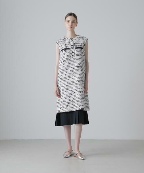 ADORE / アドーア ワンピース | ＜BLACK LABEL＞デニムツィードワンピース | 詳細1