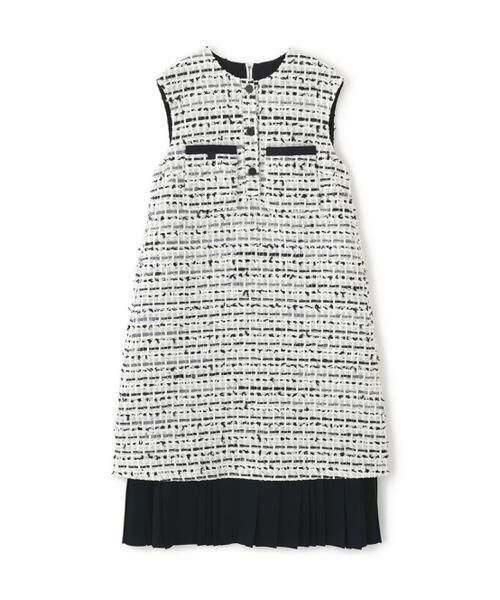 ADORE / アドーア ワンピース | ＜BLACK LABEL＞デニムツィードワンピース（ホワイト）