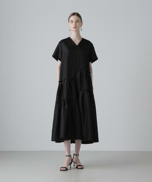ADORE / アドーア ワンピース | ＜BLACK LABEL＞シルクダブルクロスワンピース | 詳細12