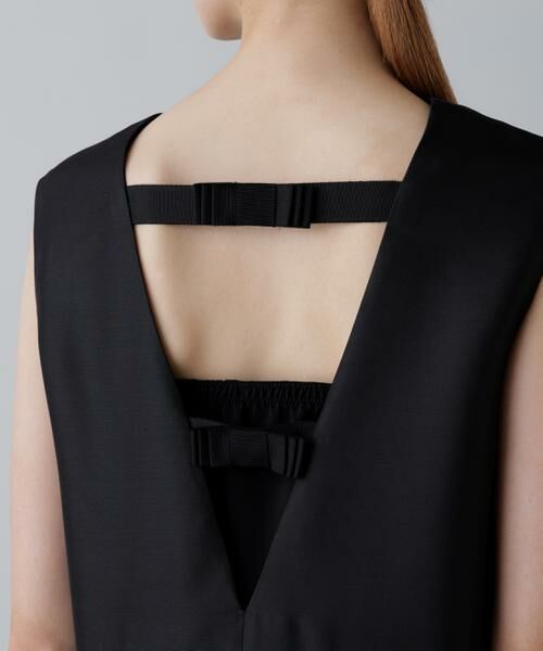 ADORE / アドーア ワンピース | ＜BLACK LABEL＞シルクダブルクロスノースリーブワンピース | 詳細9