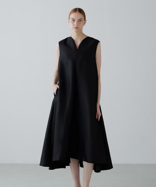 ADORE / アドーア ワンピース | ＜BLACK LABEL＞シルクダブルクロスノースリーブワンピース | 詳細2